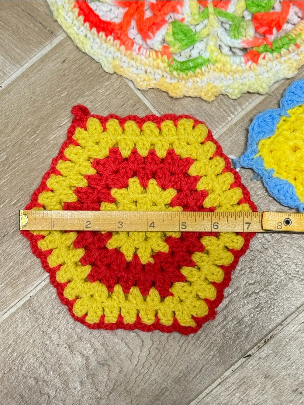 Vintage Handmade Crochet Hot Pad Trivets Lot